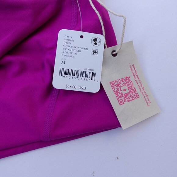 Free People Movement x Hatch Square Neck Maternity Bra Sport Purple NWT Size M - Picture 5 of 6